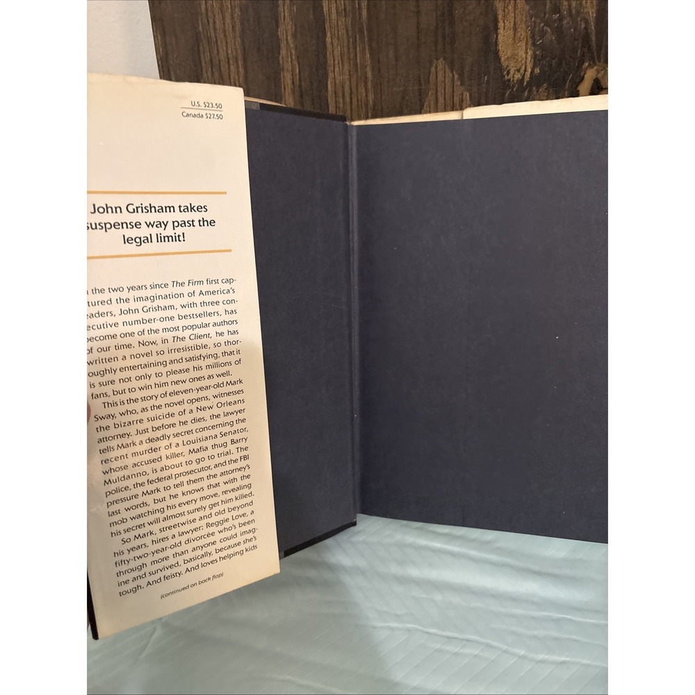 The Client - Hardcover By Grisham, John - VERY GOOD - Picture 2 of 5